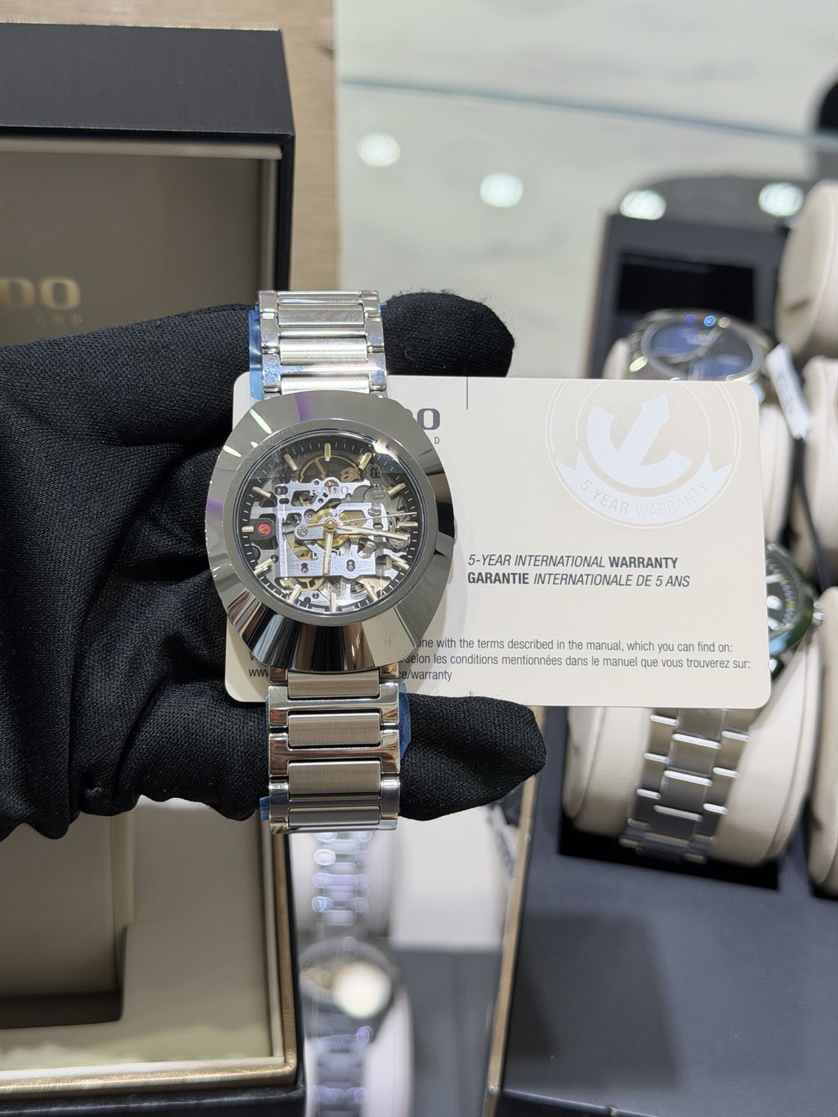 Rado DiaStar Original Skeleton Automatic Grey Dial Unisex Watch R12162153