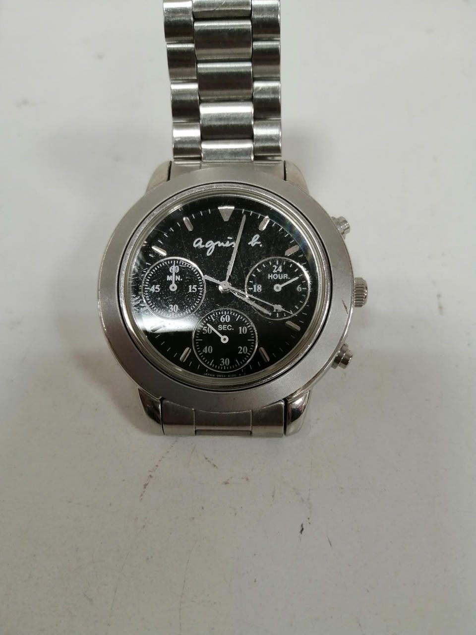 AGNES B. Watch V654-6100 Used