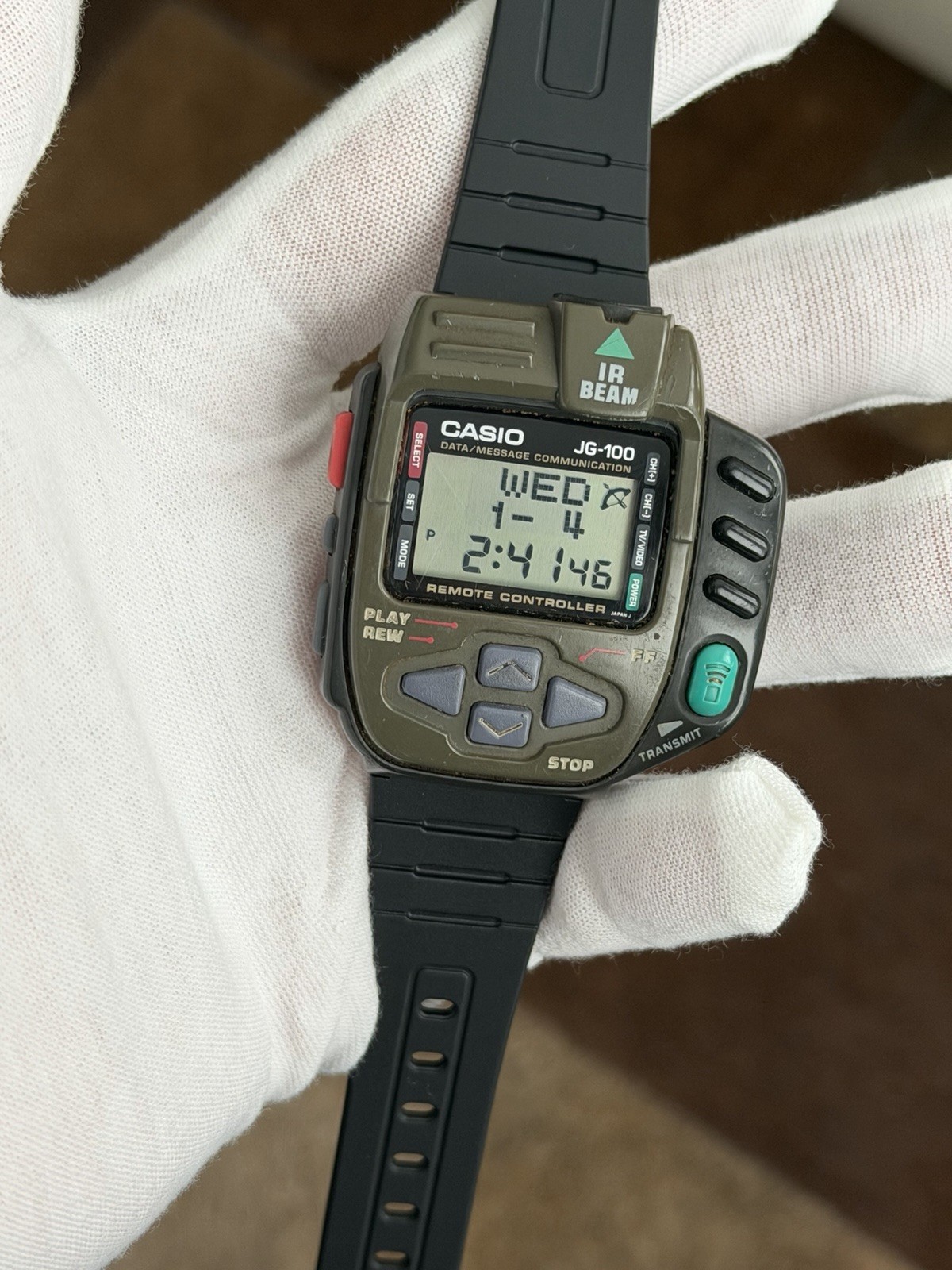 Rare Vintage Casio Super Cyber Cross JG-100 Men’s Digital Game Watch JDM 1990s