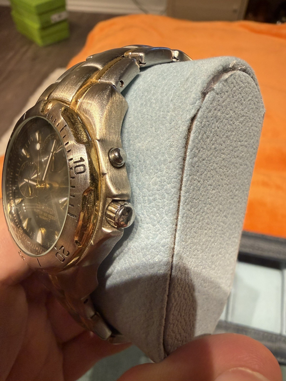 Armitron Men’s Two-Tone Multi-Eye Quartz Watch Day Date Month Vintage Running
