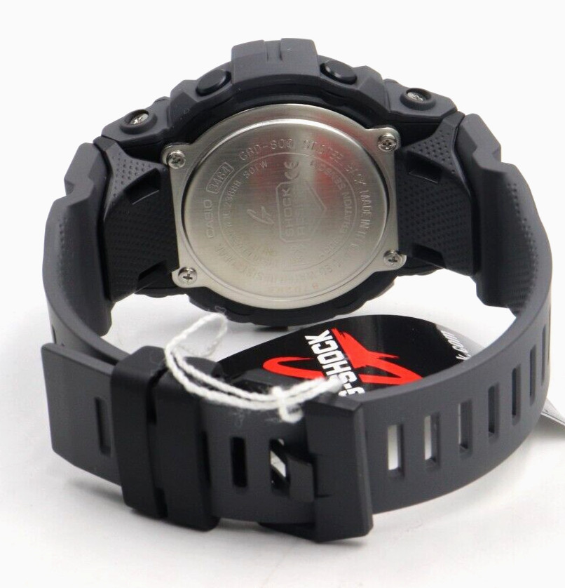 New Casio G-Shock Analog-Digital Black Chronograph Men Watch GMAS120MF-1A $130
