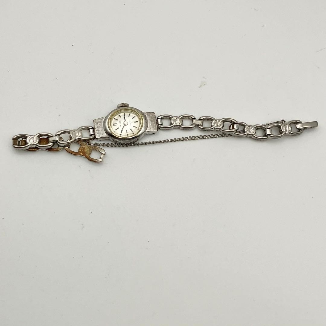 Working condition Seiko manual winding women’s watch, silver.