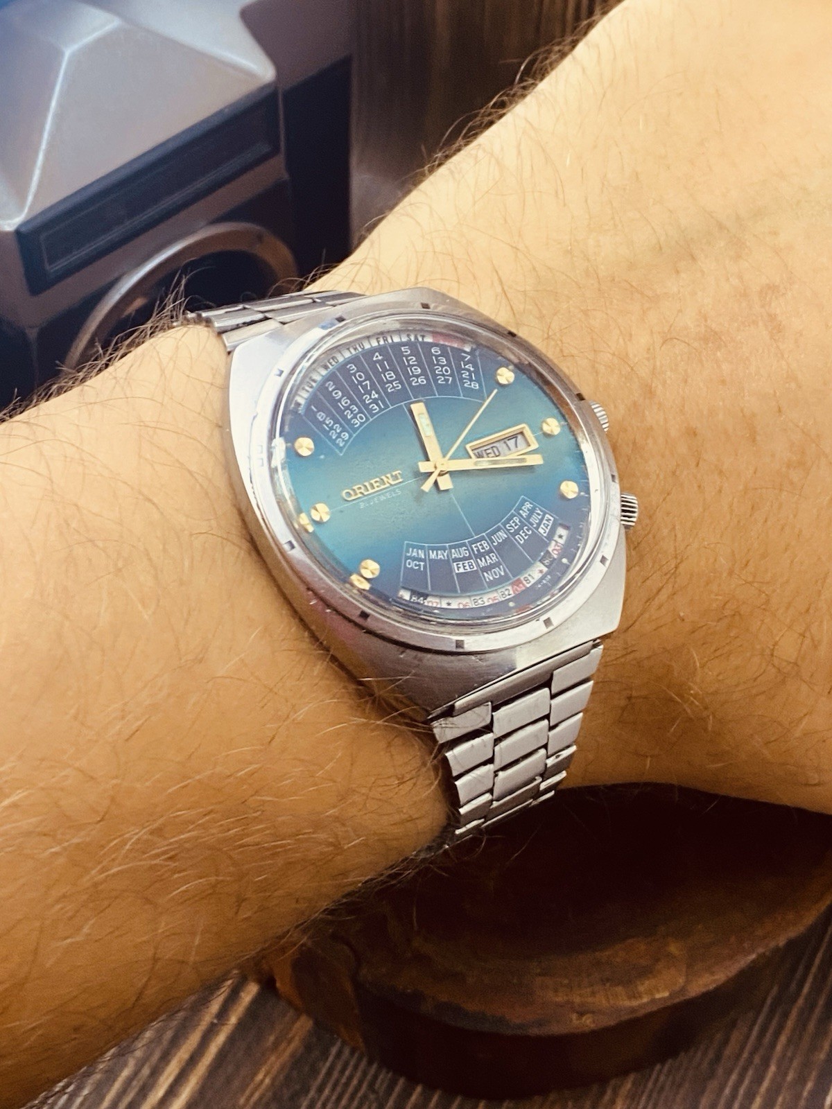 Watch Orient College Perpetual Multi Year Calendar Automatic Vintage #8358
