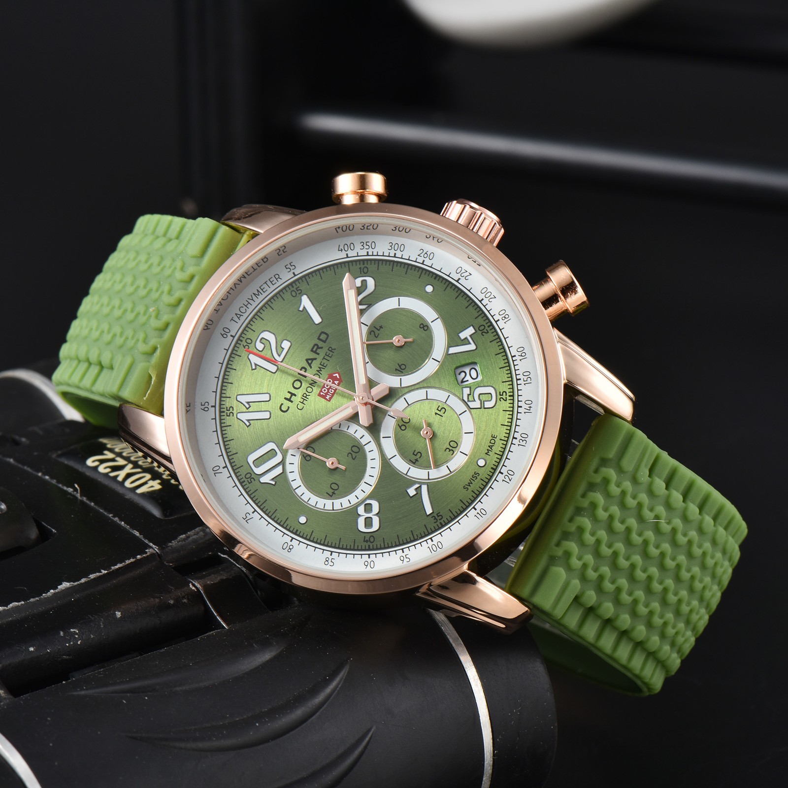 Chopard multifunctional quartz watch with all dial functions working perfectly