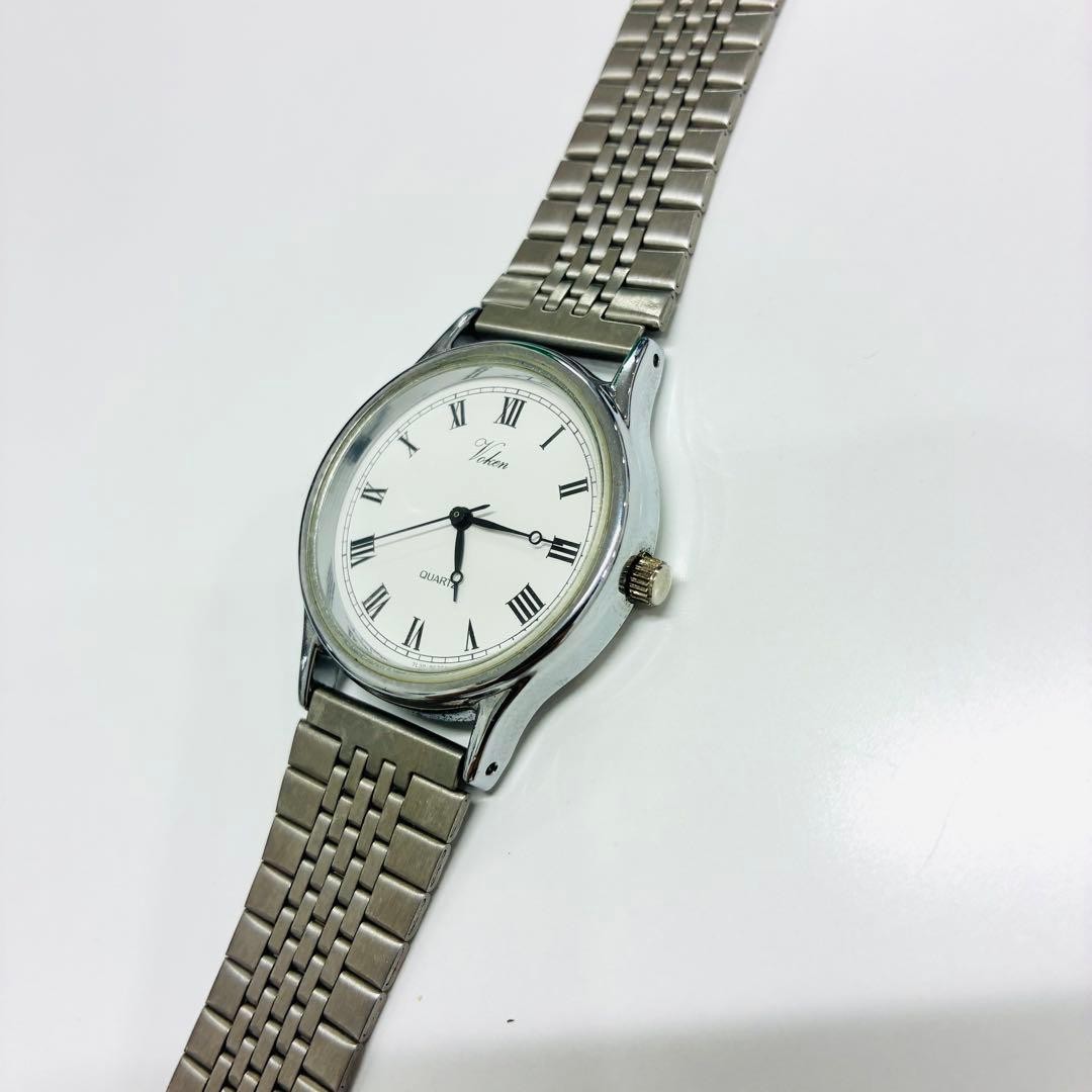 Working condition CITIZEN (Q&Q) Quartz Analog Watch, Silver