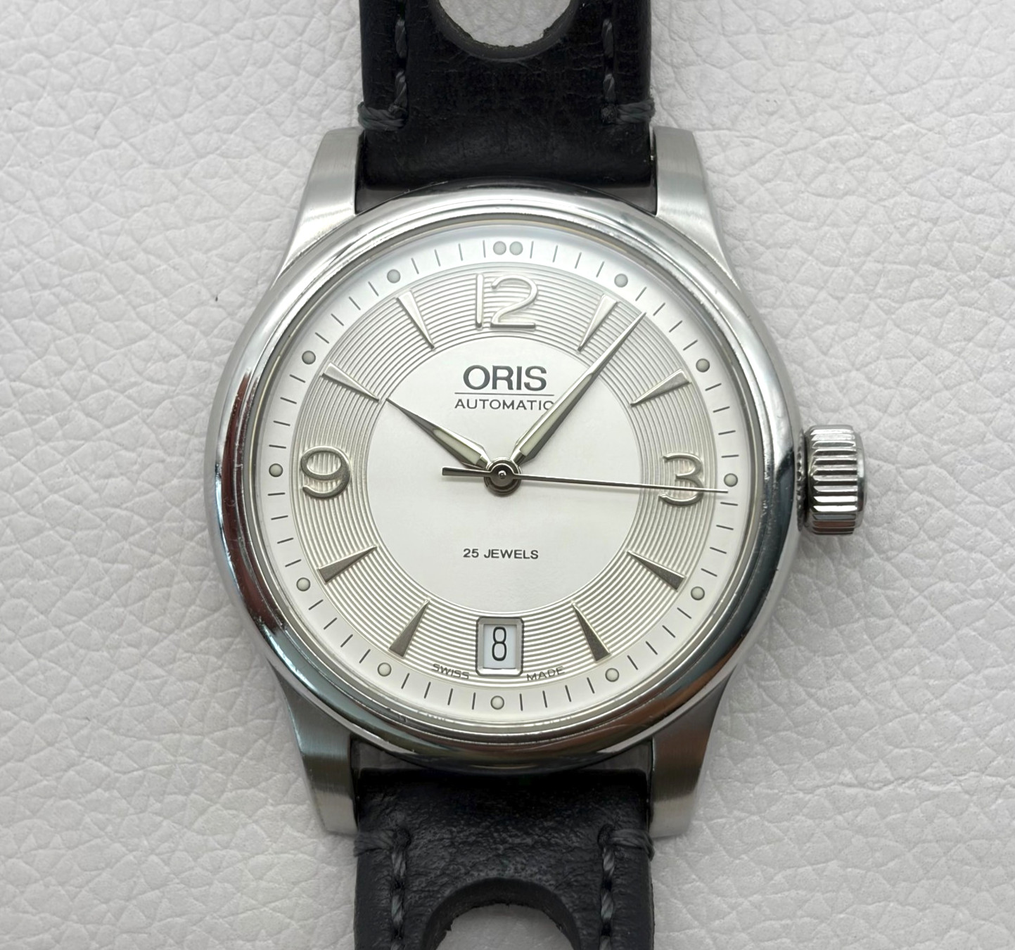 Oris Classic Date Automatic 37mm Stainless Steel Silver Dial Watch Only