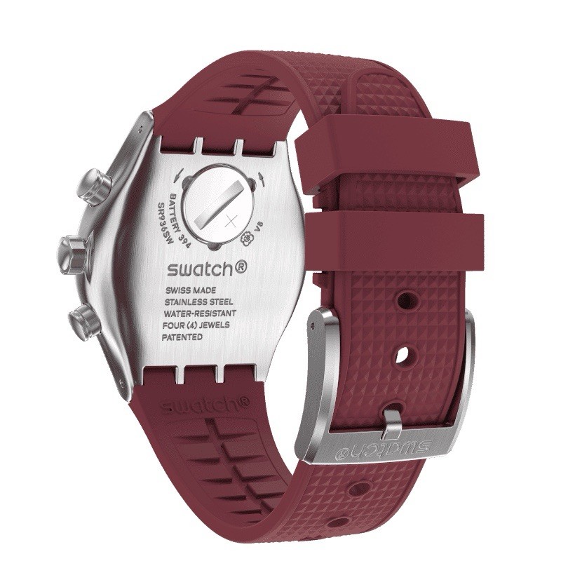 Swatch WINE GRID (Model: YVS464) 43mm