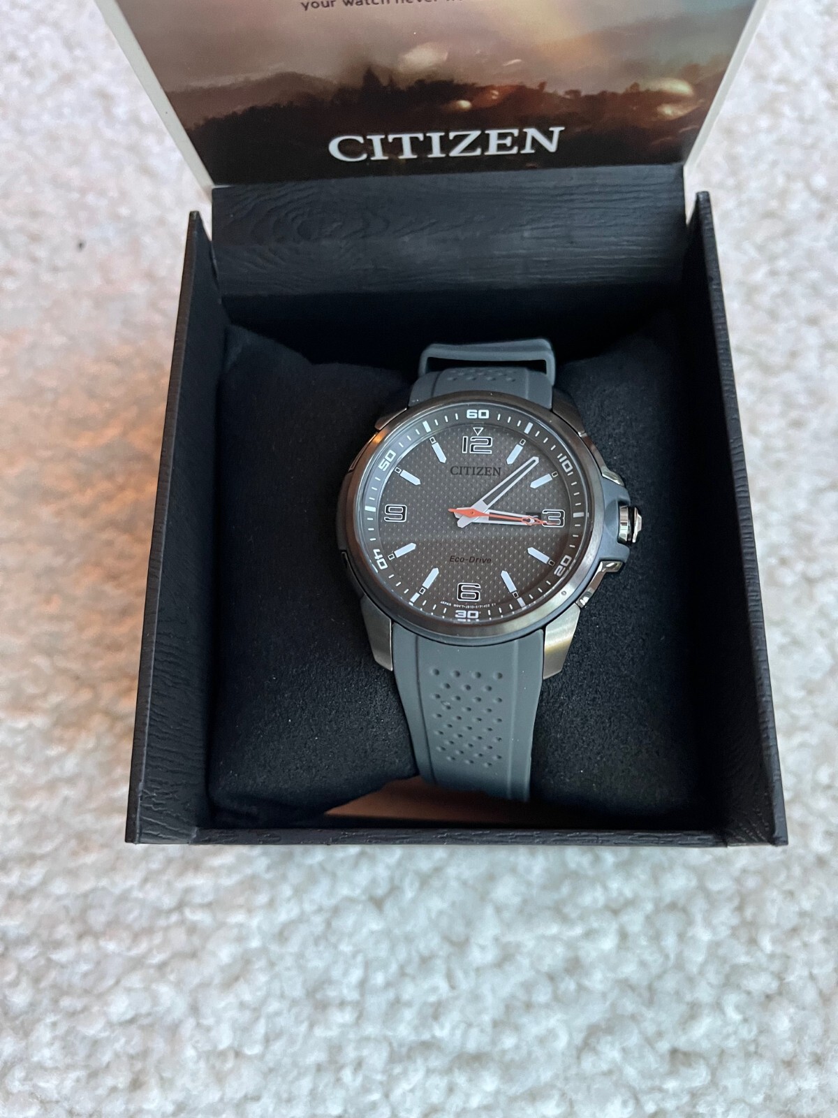 Citizen Sport Casual Weekender Stainless Steel Eco Drive Men’s Watch AW1157-08H