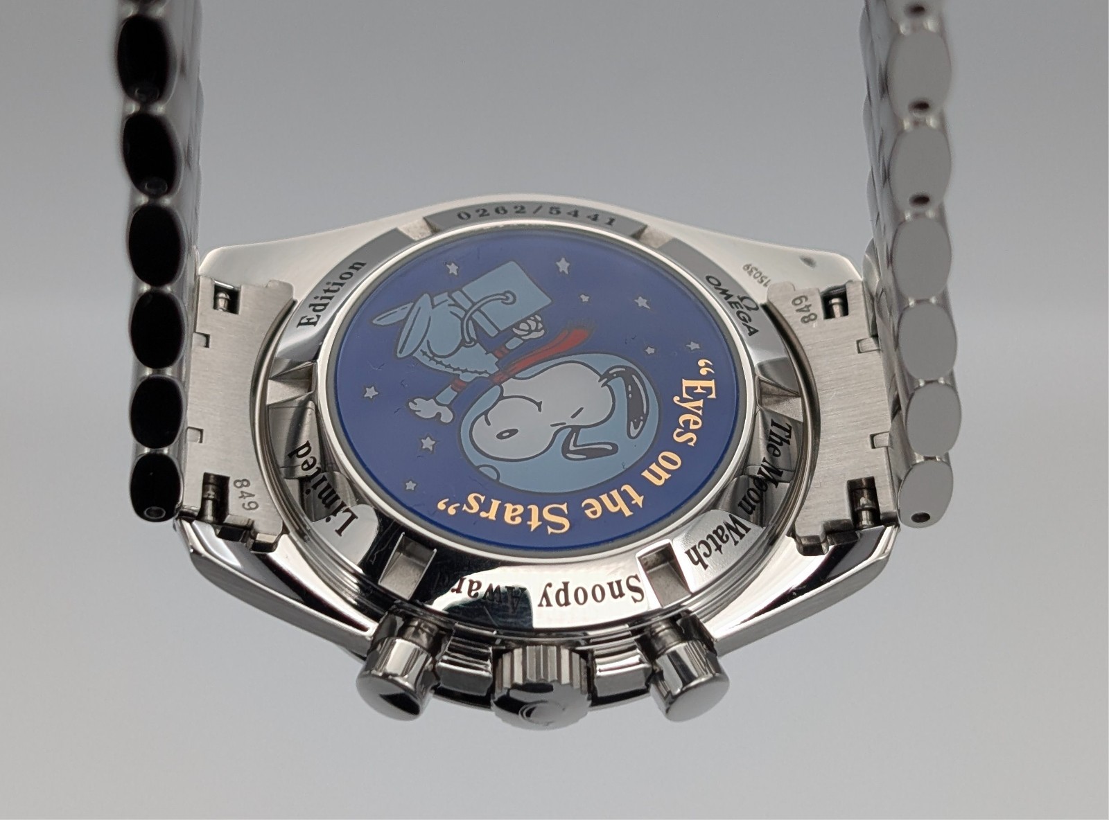 Omega Speedmaster Professional Moonwatch Snoopy 35785100 Full Set Ø42mm #3036