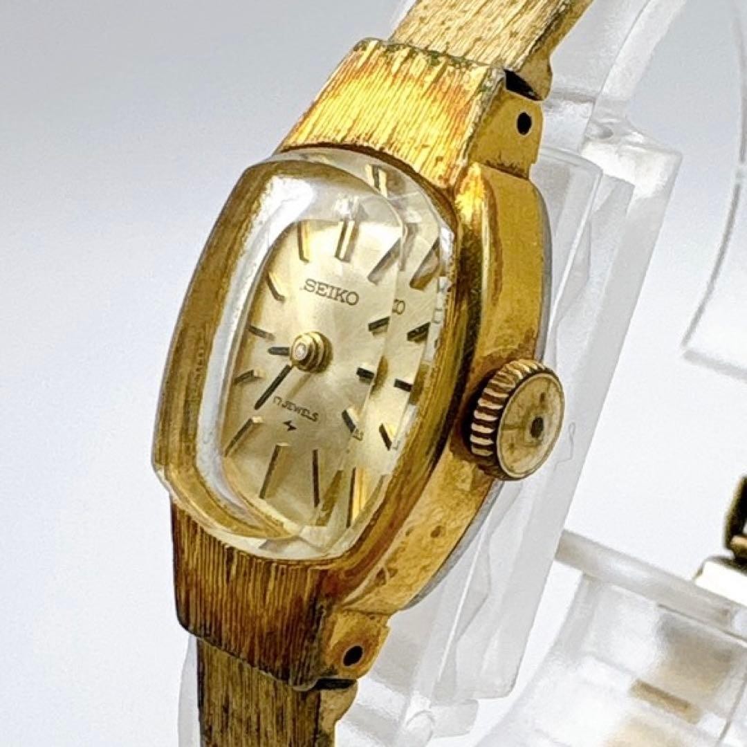 SEIKO 11-3360 Womens Quartz Wristwatch 16.9 mm Vintage Working