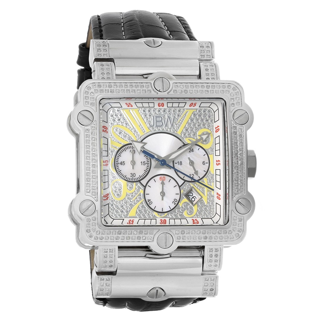 JBW Phantom Men’s Stainless Steel Chronograph Quartz Watch JB-6215-238-B