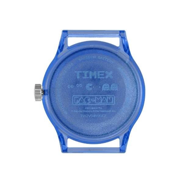 TW2V94000 PAC-MAN x TIMEX Collaboration Camper Wrist Watch Blue pac man pacman