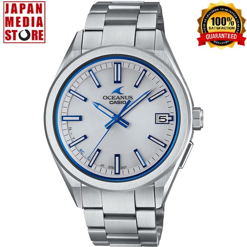 Casio Oceanus OCW-T200S-7AJF White Dial Elegant Bluetooth Solar Men Watch Japan