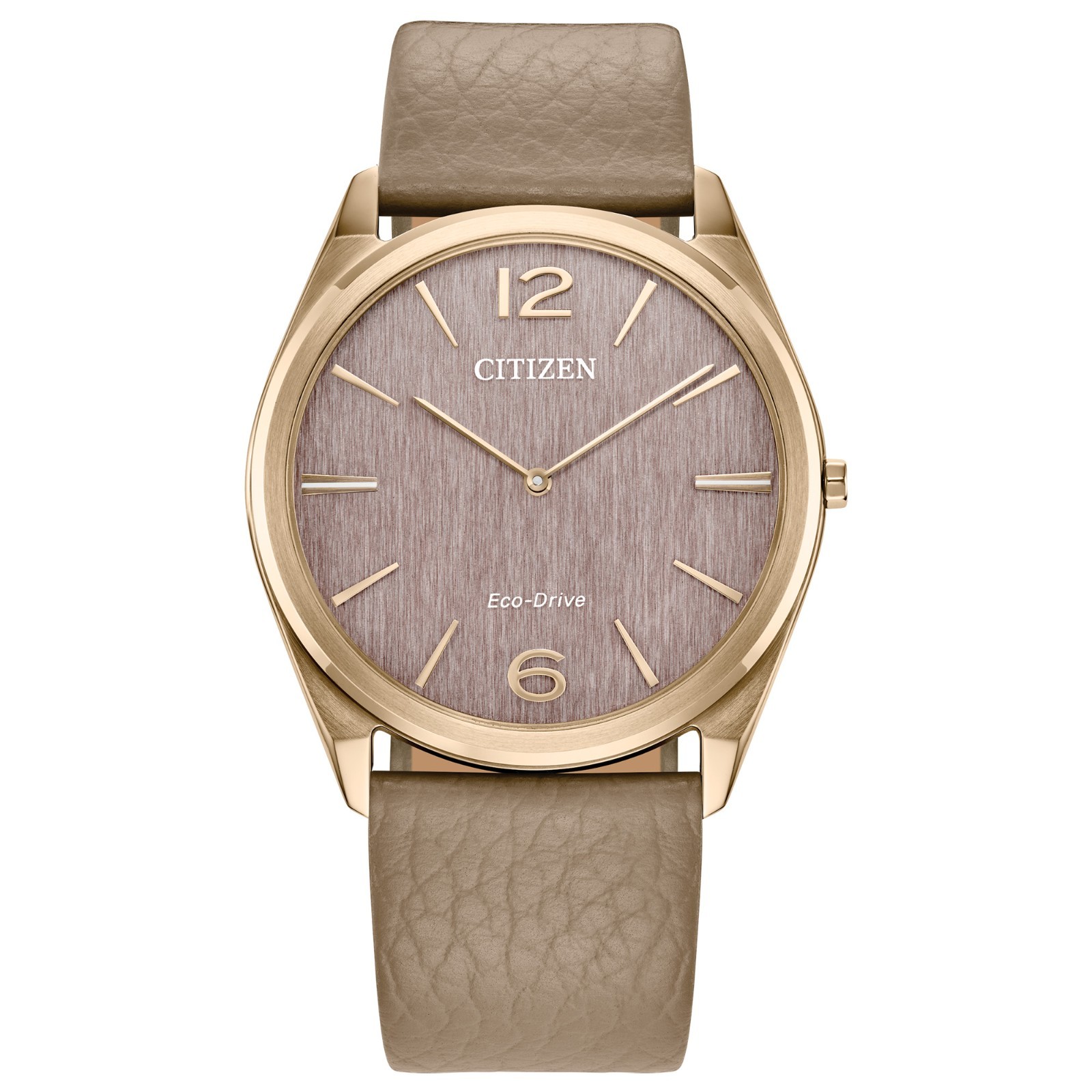 Citizen Men’s Sapphire Crystal Solar Eco-Drive Beige Watch 38 MM AR3123-00X
