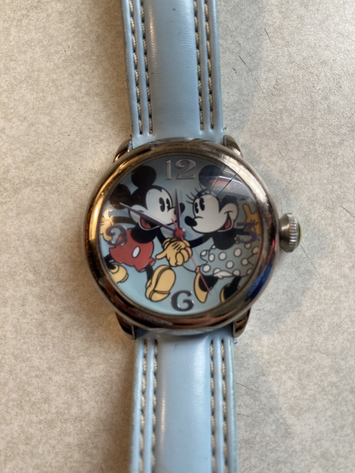 MICKEY & MINNIE MOUSE AVON “Happy Times” CHARACTER WATCH ~No Box~