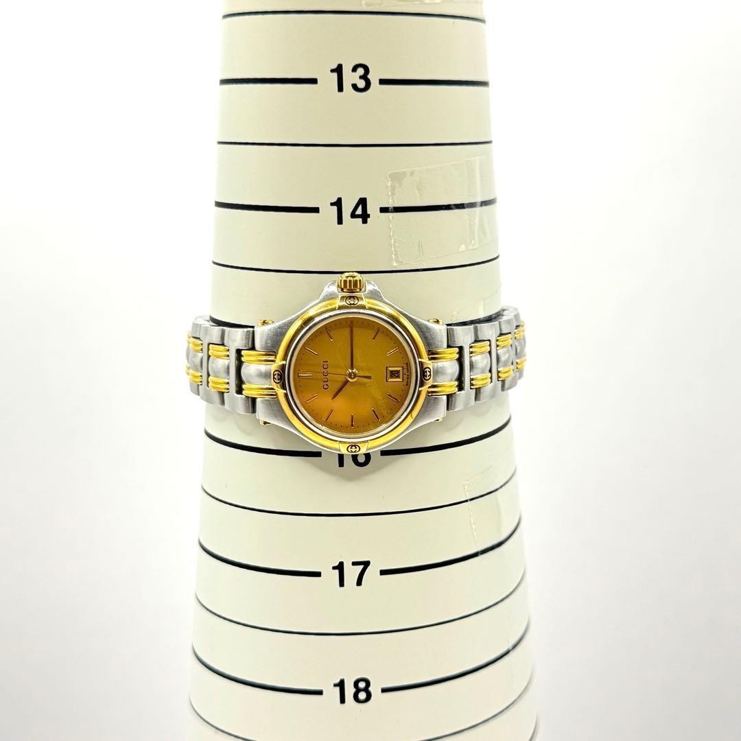 GUCCI 9040L Two-Tone Quartz Date Watch