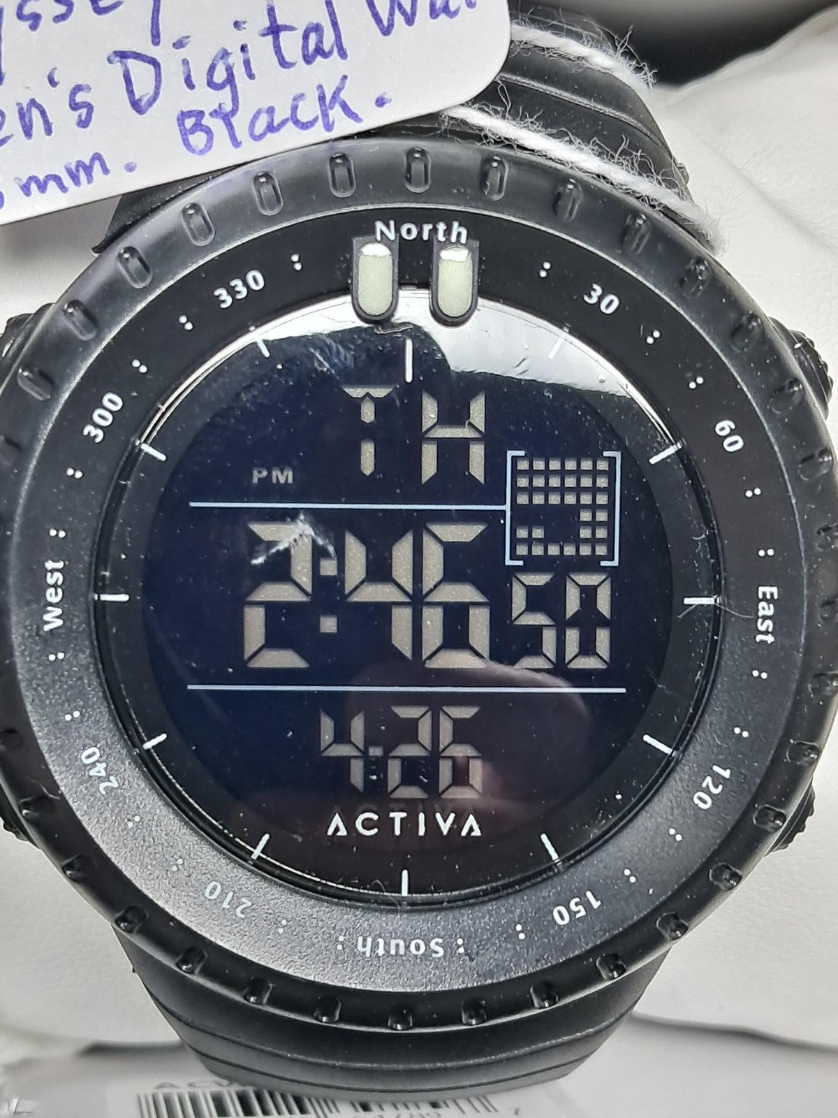 Activa Odyssey X Invicta Men’s Digital Watch 53mm Black (ACW1237-001) NEW!