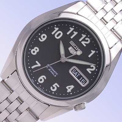 SEIKO SEIKO5 SNK381K1 SNK381K Automatic Analog Black Silver