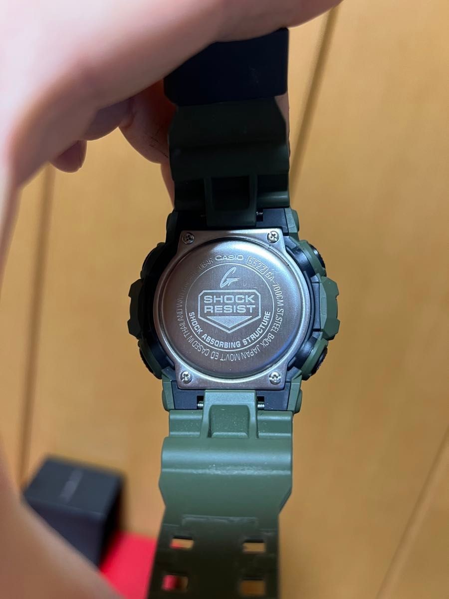 G SHOCK 2 piece set Camouflage Pattern Red Wristwatch