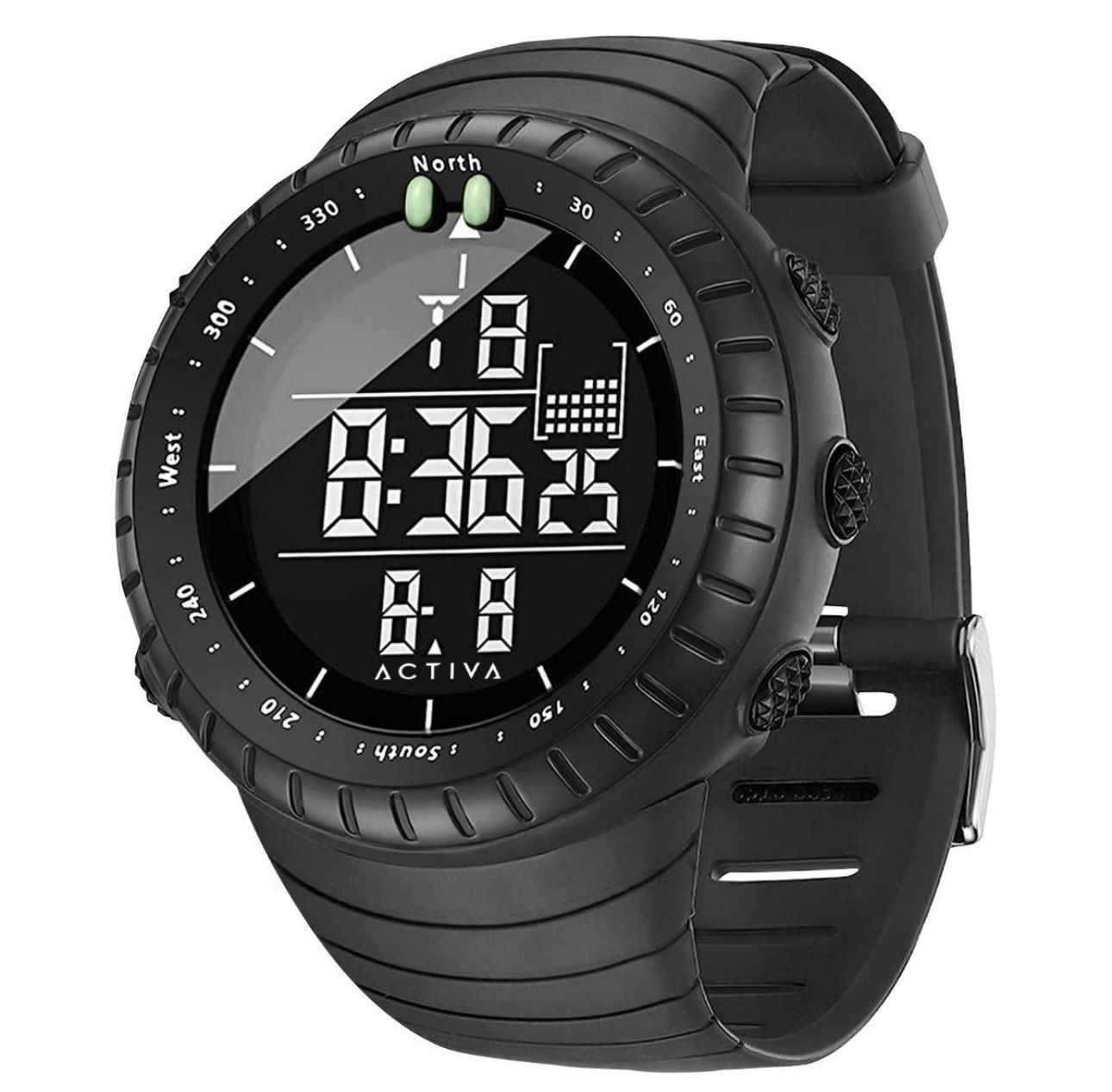 Activa Odyssey X Invicta Men’s Digital Watch 53mm, Ops Black (ACW1237-001) MINT