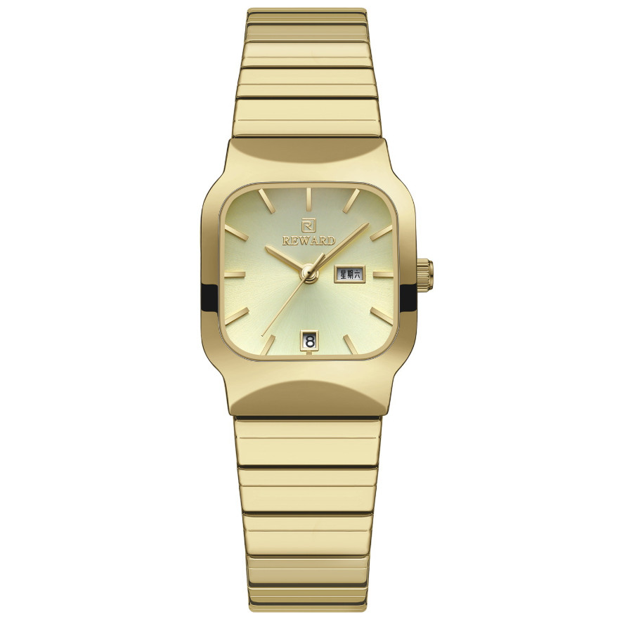 Square Double-point Casual Couple Functional Watch Weight 130g