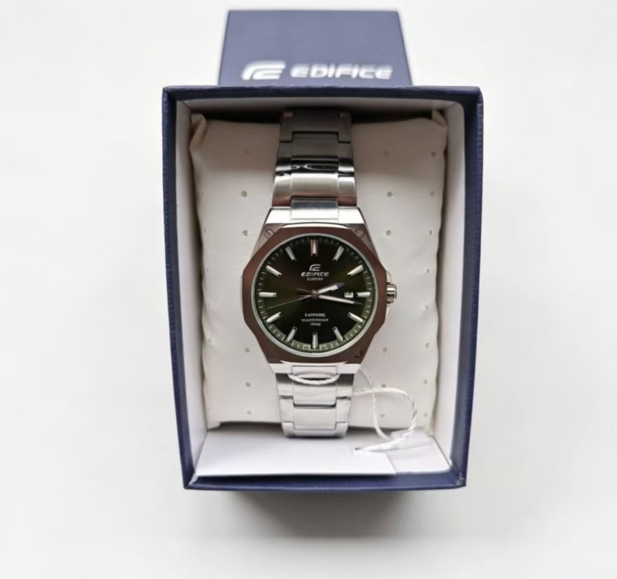Casio Edifice Men’s Green Dial Stainless Steel Sports Watch EFR-S108D-1AVUEF