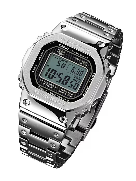 NEW Casio G-Shock FULL METAL Bluetooth World Time Digital Mens Watch GMWB5000D-1