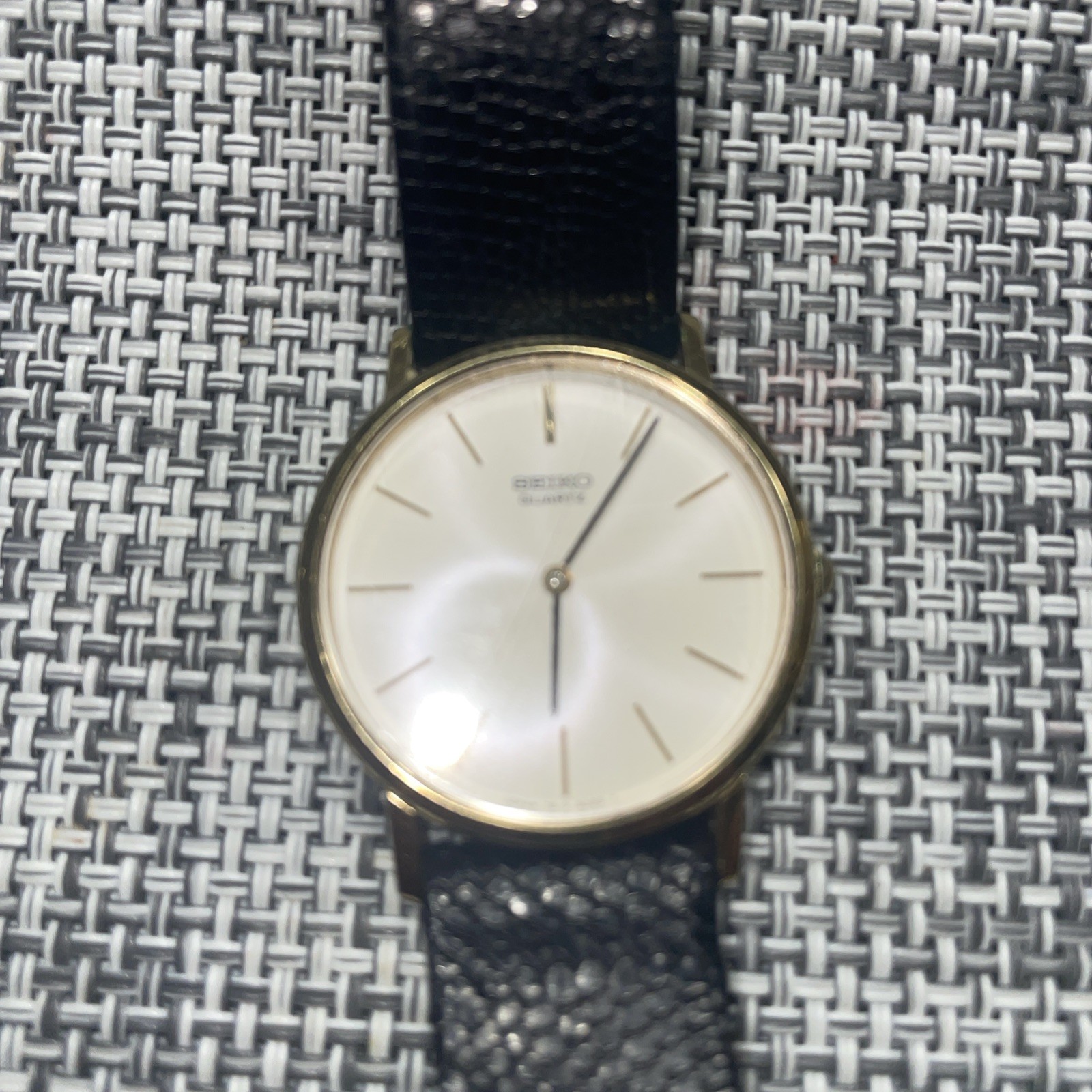 SEIKO QUARTZ WRISTWATCH /7800-8049 B1 New battery Works Perfect