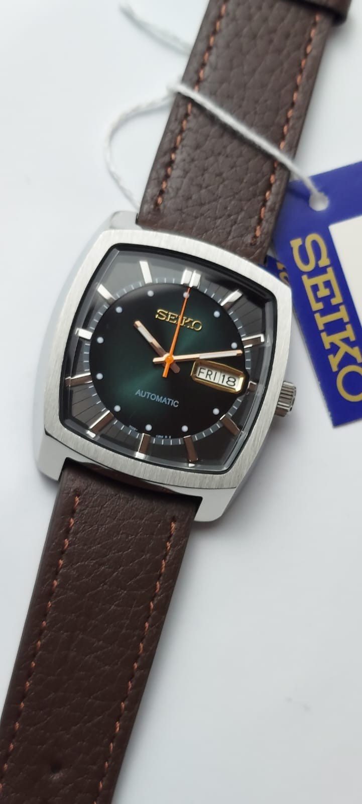 Seiko Recraft SNKP25 Automatic Men’s Watch – 7s26 – Green Sunbrust Dial