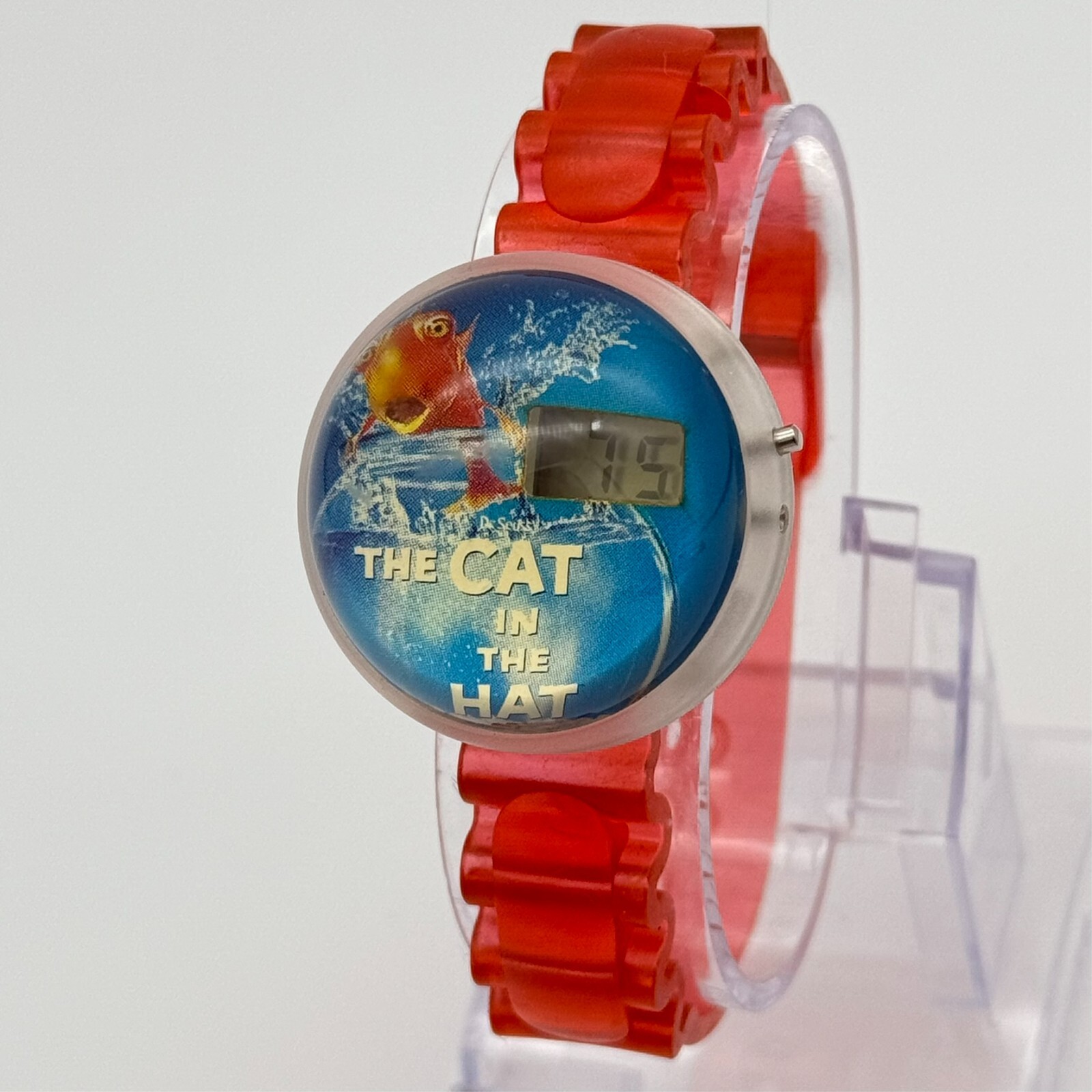 Vintage 2003 Kid’s CAT IN THE HAT Advertising Globe/Ball Digital Watch, Runs