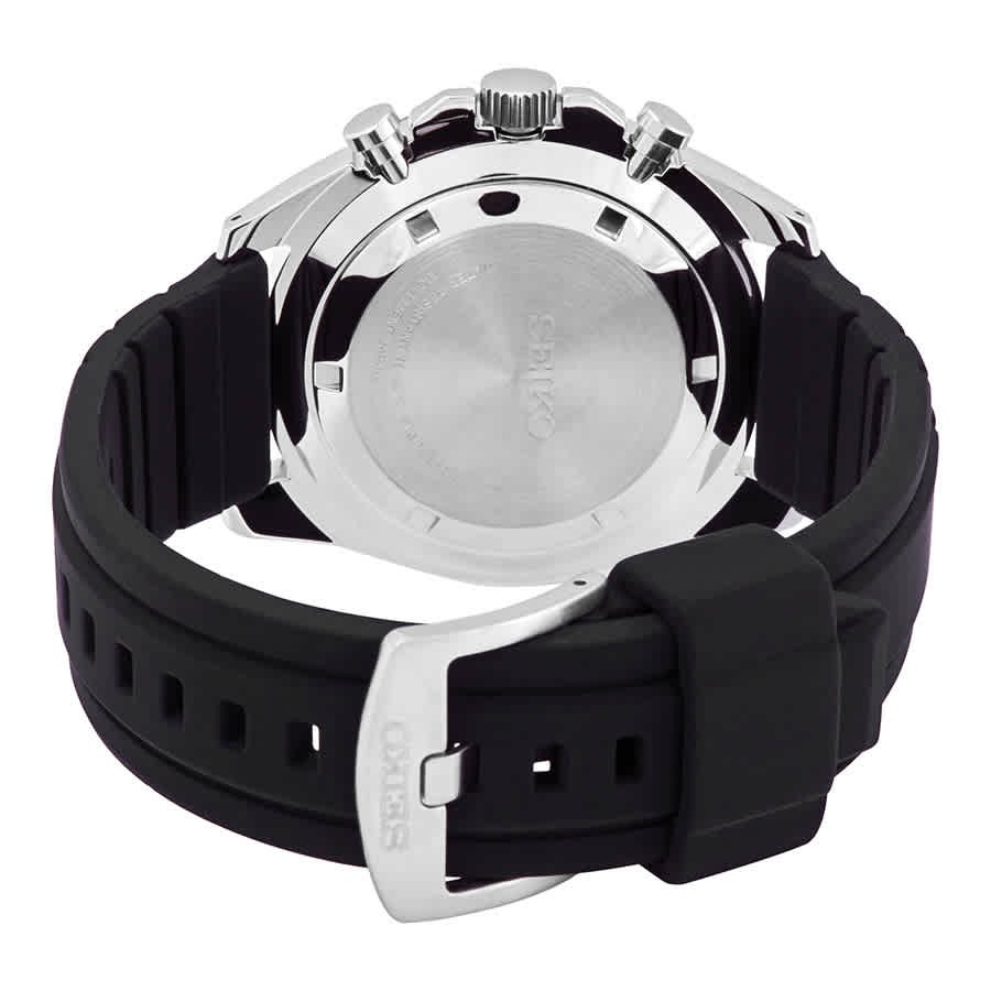 Seiko Essentials Chronograph Quartz Black Dial Men’s Watch SSB347