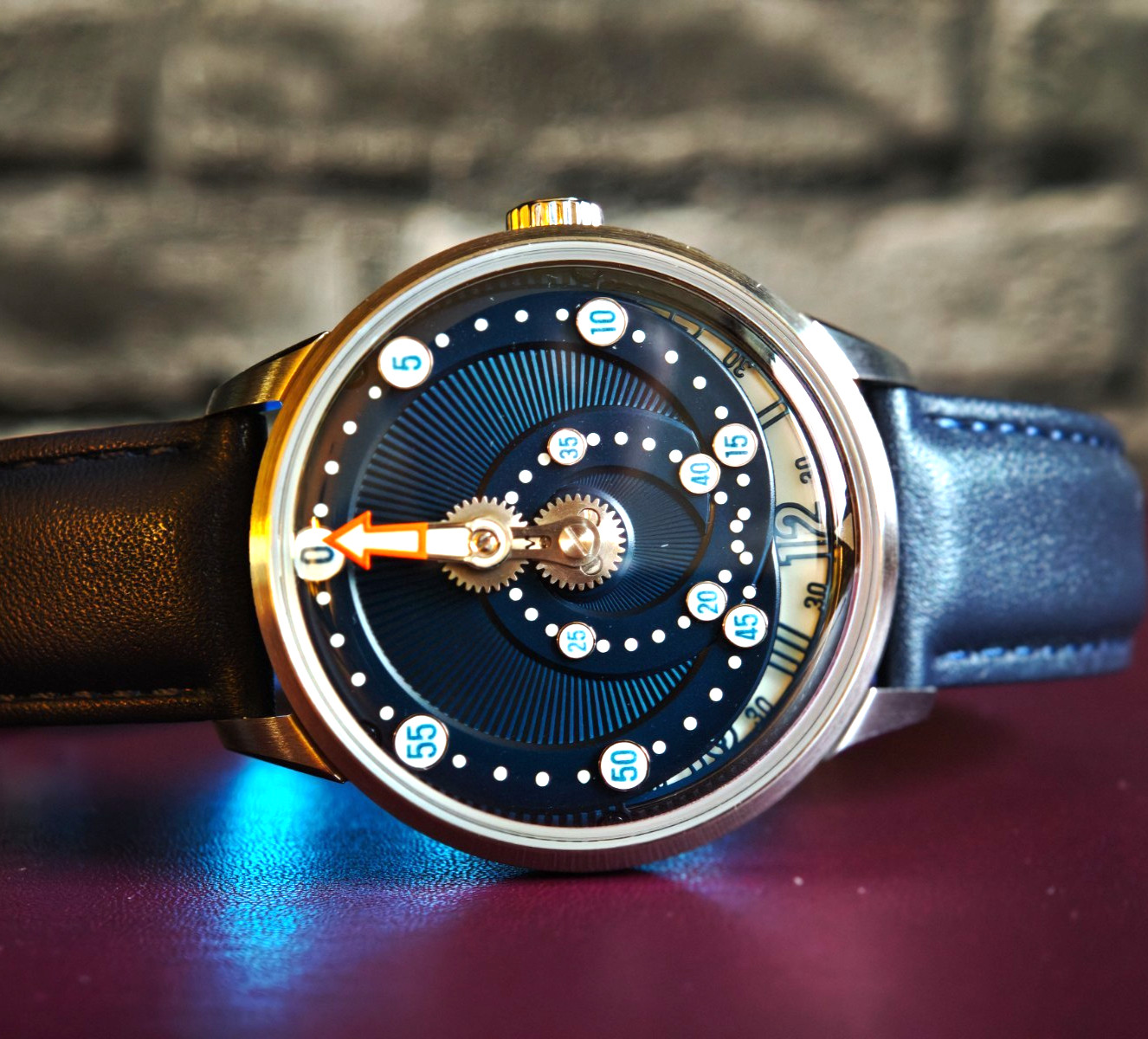 Mandetbread Secret Orbital Automatic Watch Unconventional Time, EU Warehouse