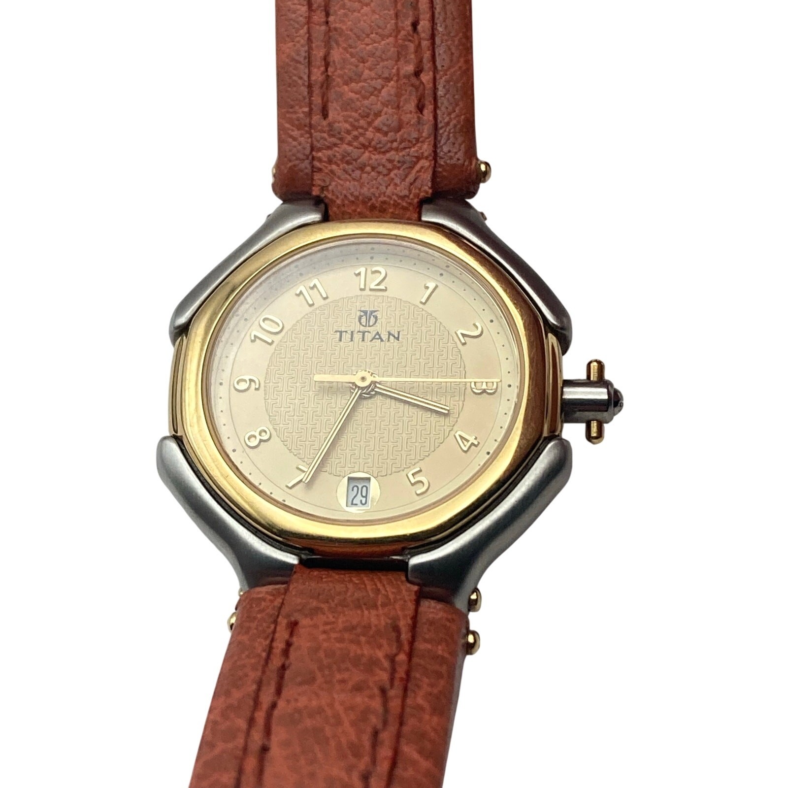 Titan Women’s Quartz Watch 28mm – E 193 India-Fresh Battery- Adjustable Band WR