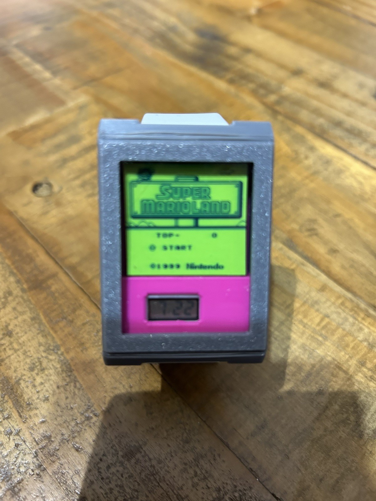 3D Printed game boy themed screenshot art work Watch Retro Universal custom