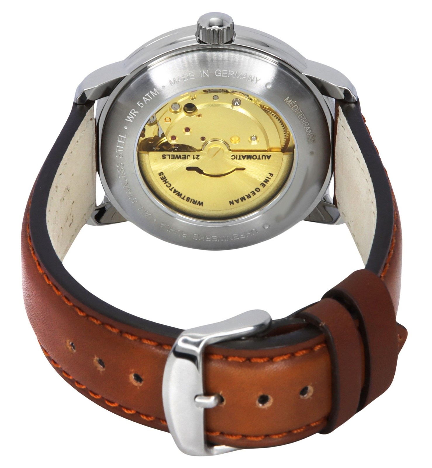 Zeppelin Mediterranee 1921 Leather Strap Beige Dial Automatic Z96645 Men’s Watch