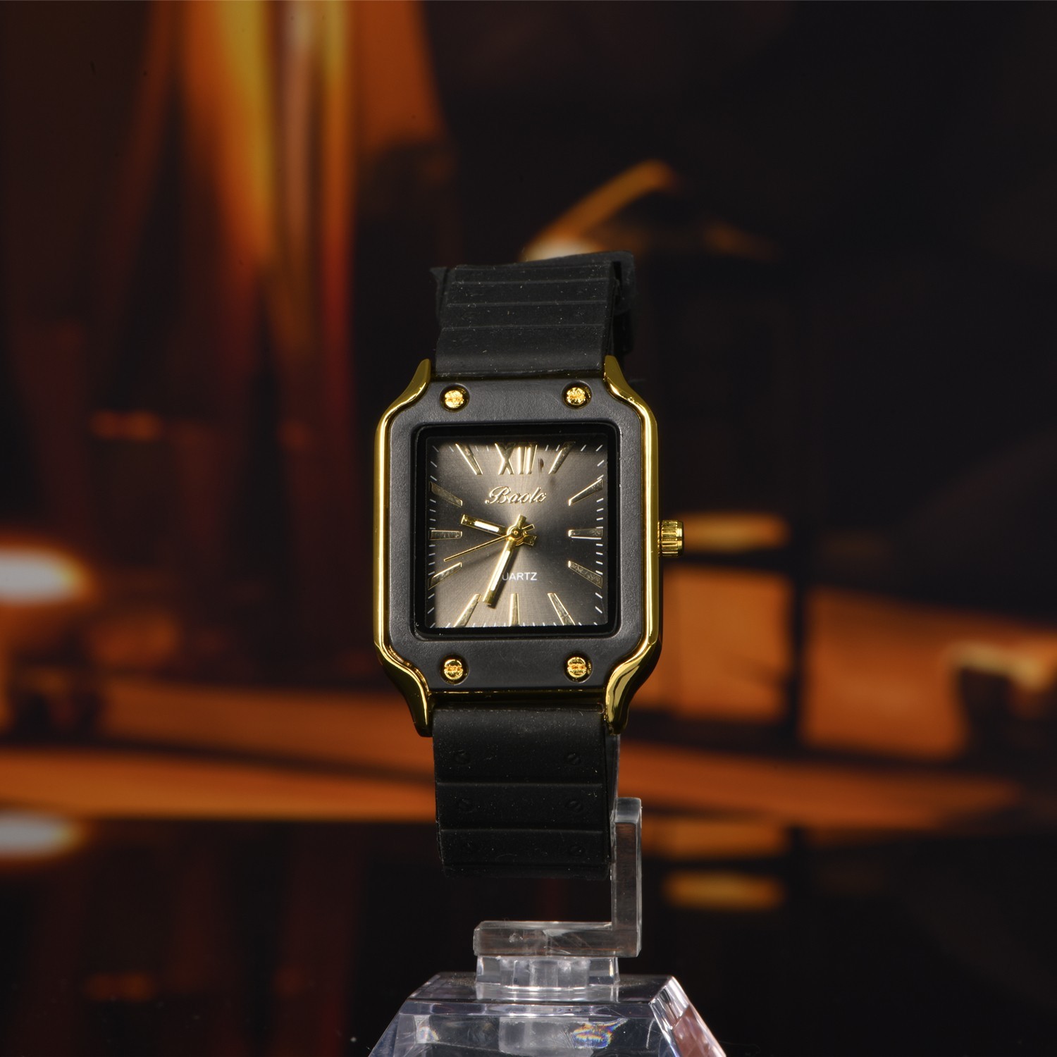 Modern Black Men Sport Watch Quartz Analog Wristwatches Casual Business Watches