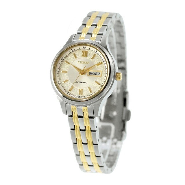 Citizen Collection Mechanical Day Date Automatic Wristwatch Brand Ladies CITIZEN