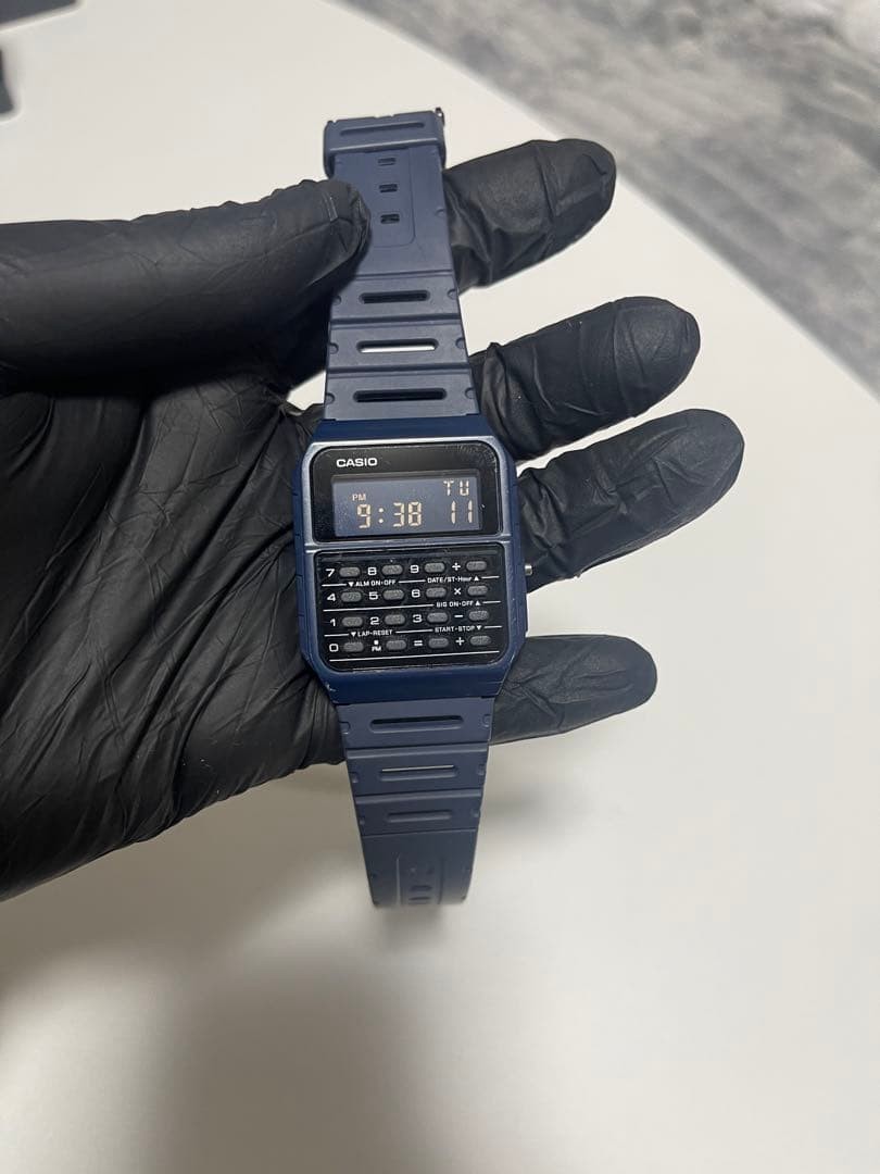 Casio CA-53W Digital Databank Watch 4 Color Set – Black, Red, White, Blue