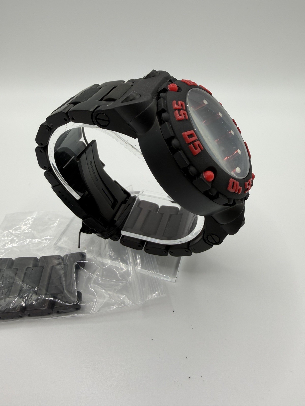 Invicta Subaqua Nitro Diver Black Label 50mm Swiss Quartz Needs Battery