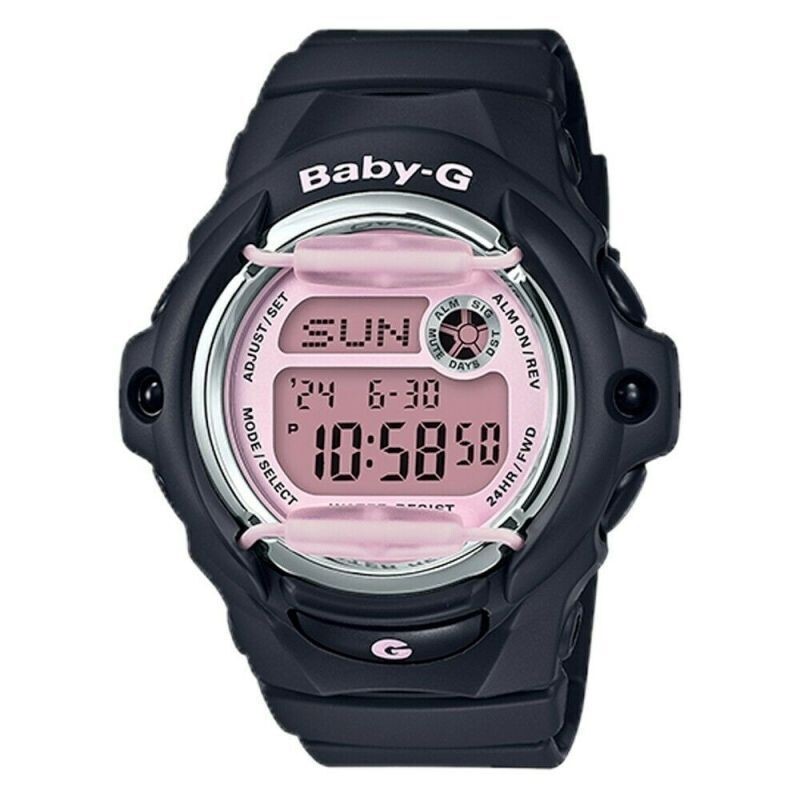 Casio Baby-G BG169U-1C Women’s Pink Dial Black Resin Digital Watch New Box