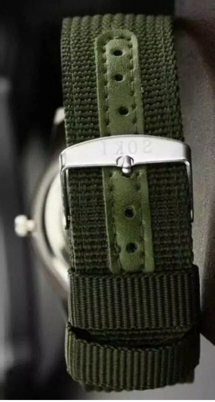 Super Luminous Soki Quartz Watch – new – Men’s Military Style Watch