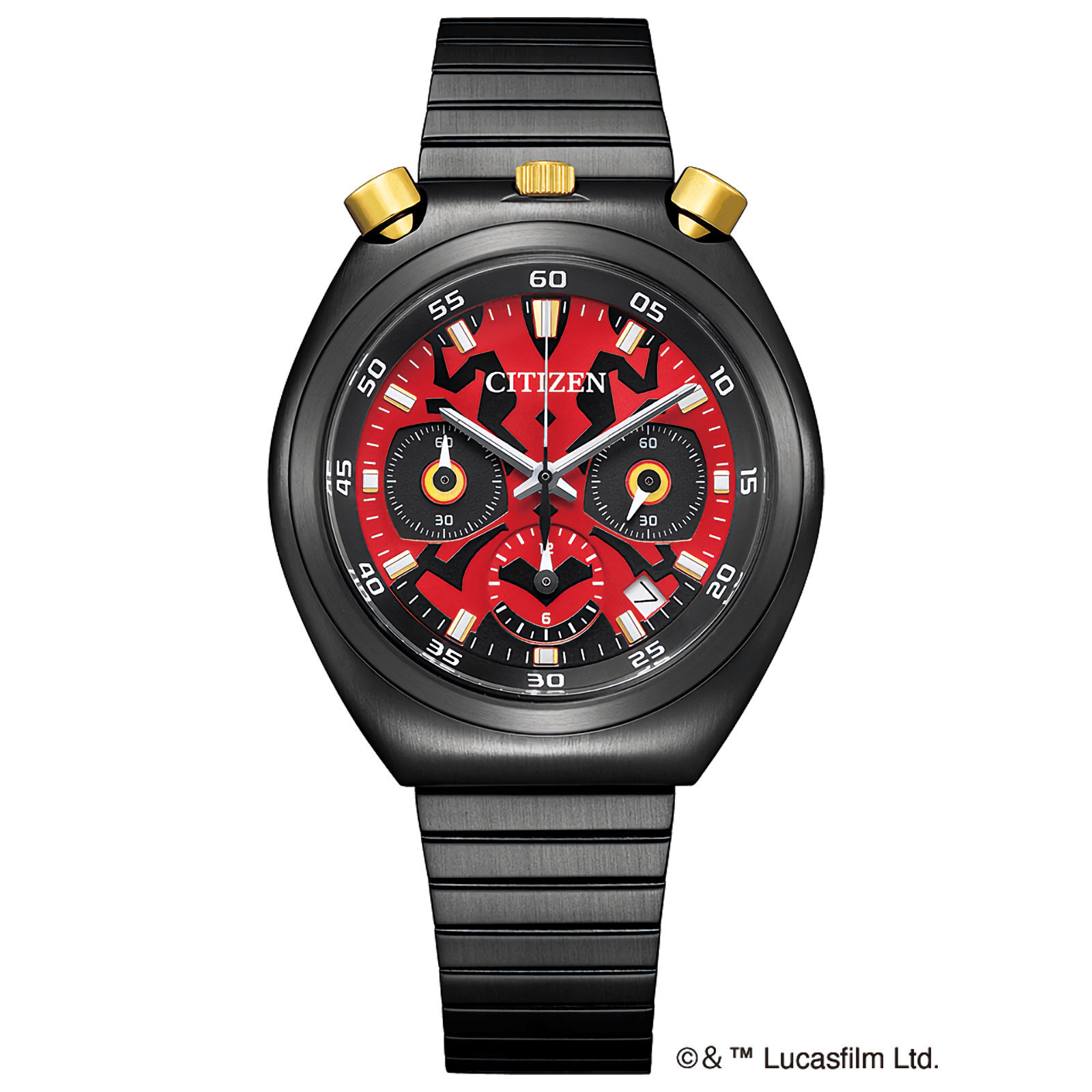 CITIZEN AN3668-55W Tsuno Chrono Star Wars Darth Maul Quartz Watch Limited 400