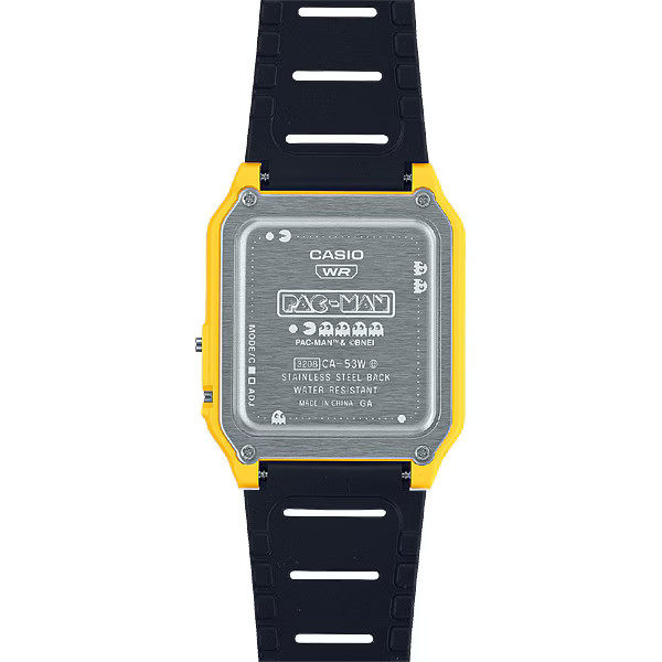CASIO Classic CA-53WPC-1BJR PAC-MAN Collaboration Model Yellow
