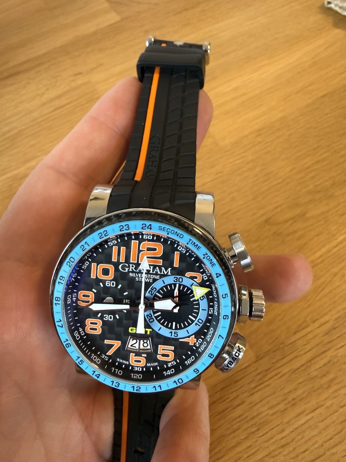 Graham Silverstone Stowe GMT Automatic Limited Edition to 500 Pieces Men’s