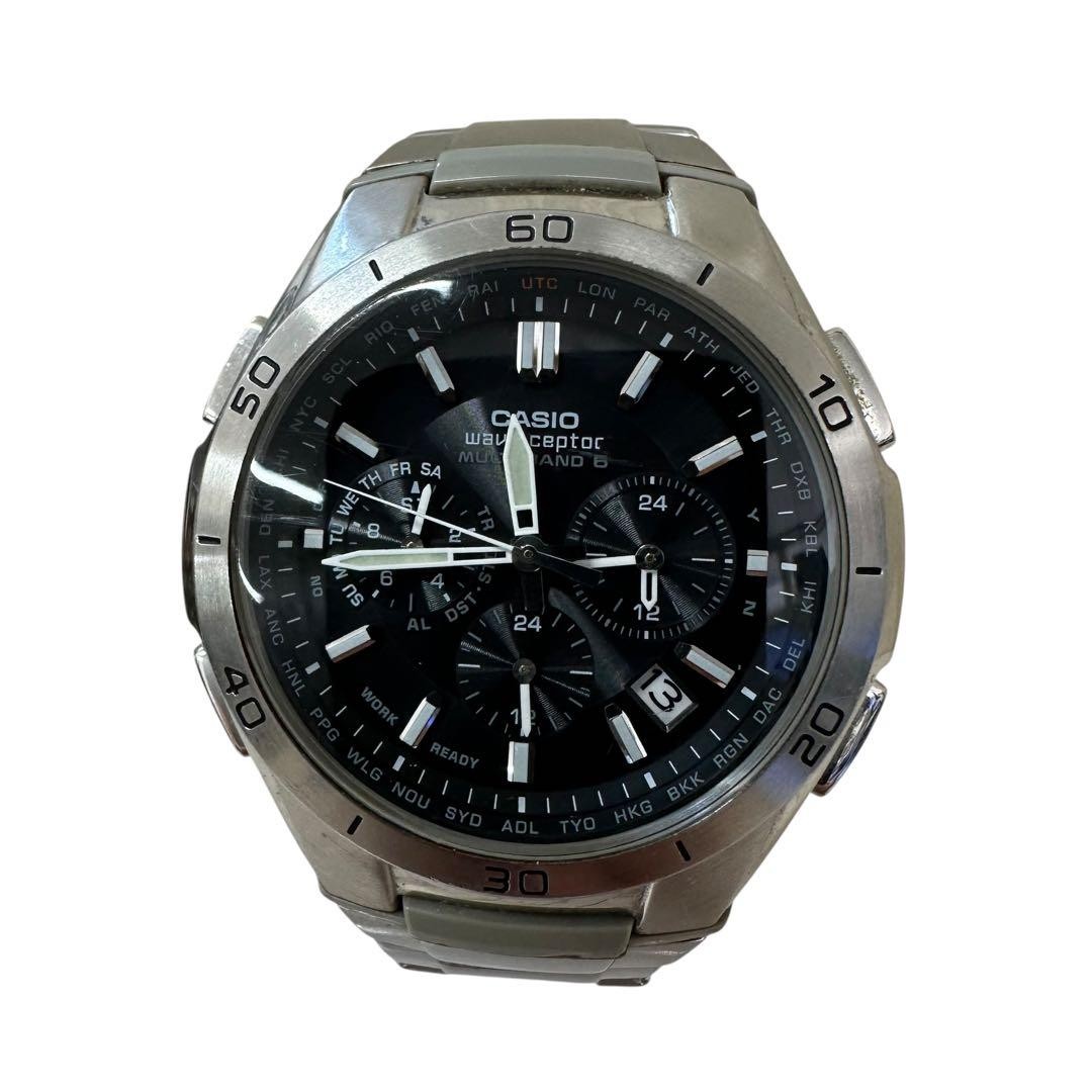Casio Wave Ceptor Radio Watch Working Japan Import