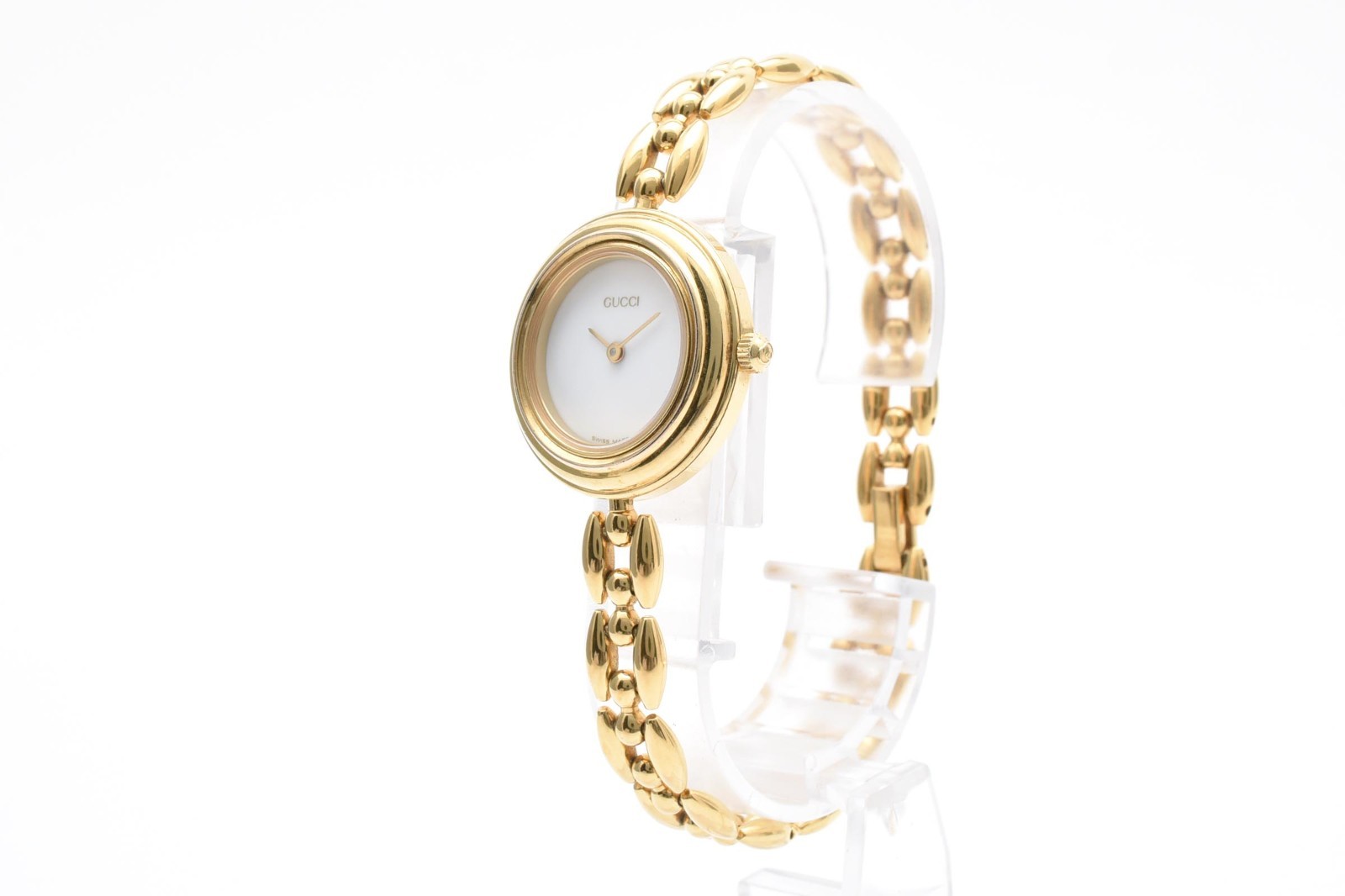 【Needs Repair/No case】Gucci Change Bezel 11/12.2 Gold White Dial 6 Colors Watch