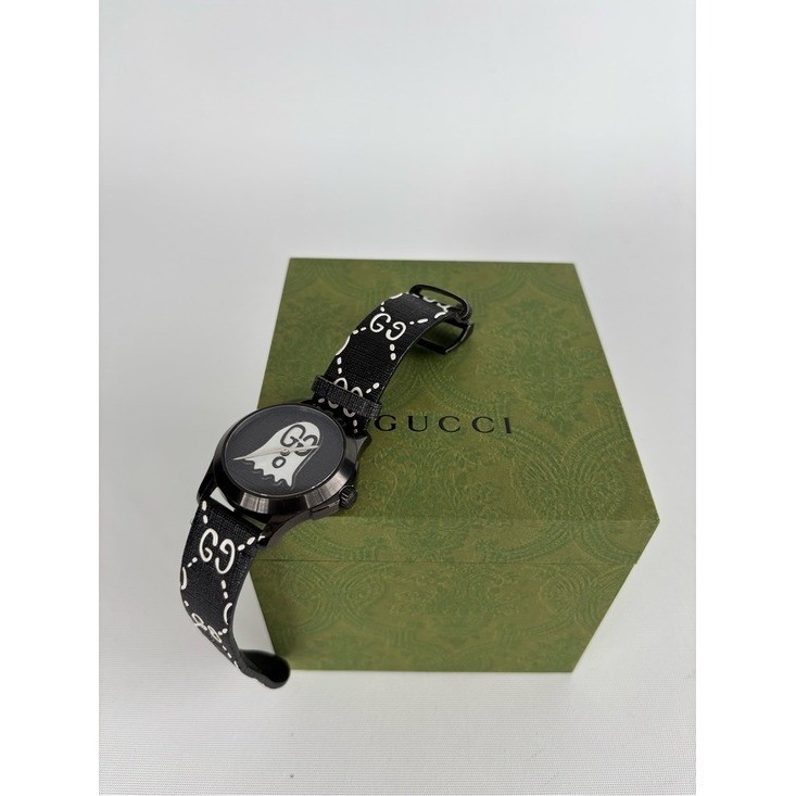 Gucci G-Timeless Ghost Limited Edition Black PVD Watch Swiss Made