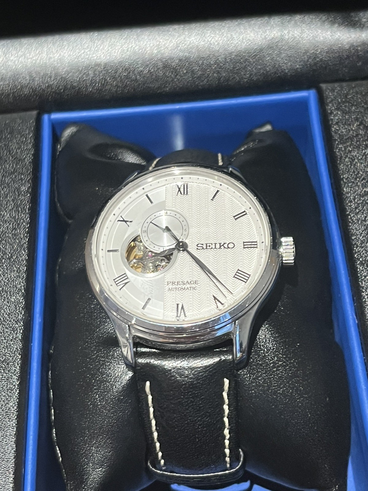 Seiko Presage White Men’s Watch – SSA379J1