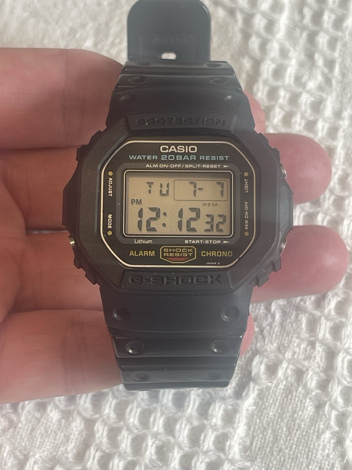 Casio G Shock DW 5600C Vintage Watch Japan Speed