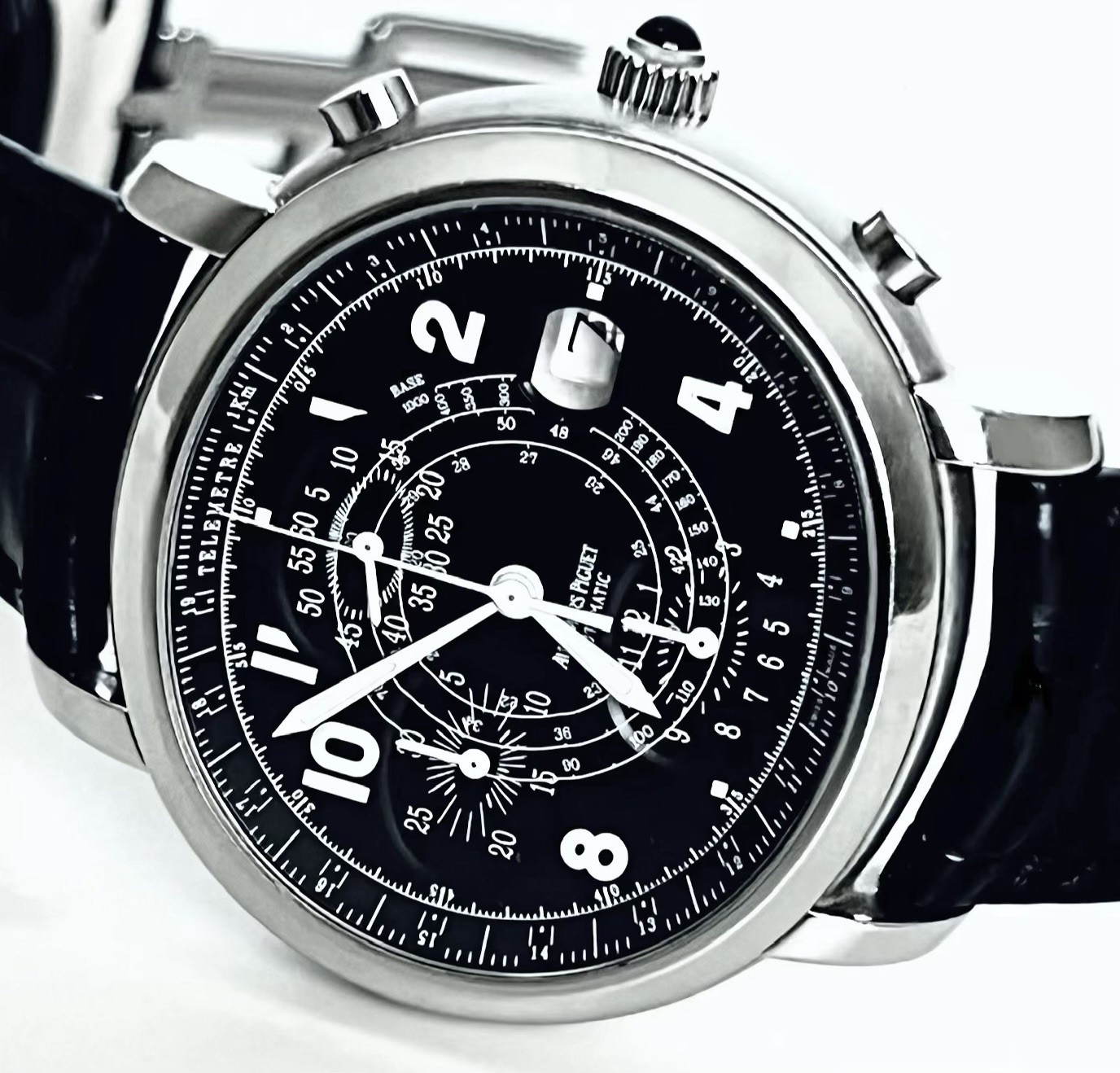 Audemars Piguet Millenary Chronograph 25822ST 41mm Stainless Steel Black Dial